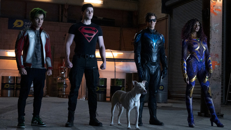 Titans standing with Krypto