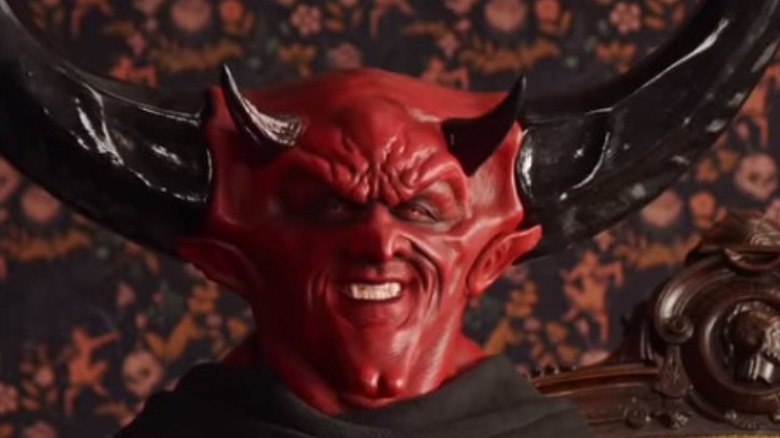 Satan smiles in 2020 ad