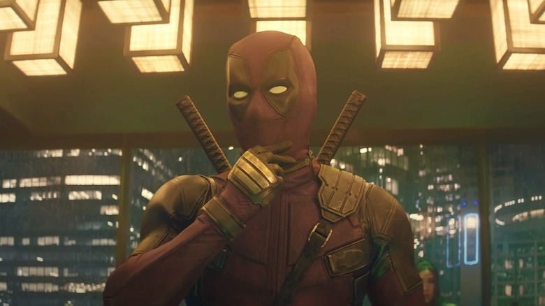 Deadpool thinking hard