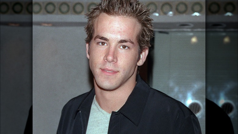 Ryan Reynolds with spiky hair 