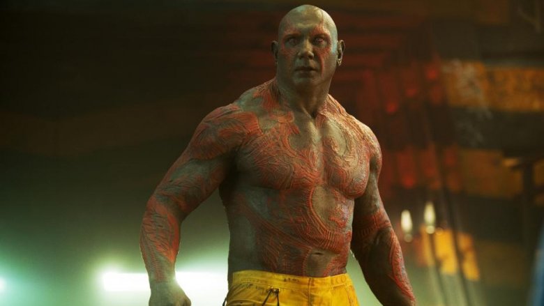 Dave Bautista as Drax in Guardians of the Galaxy