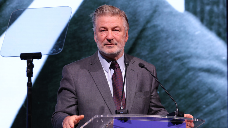 Alec Baldwin serious