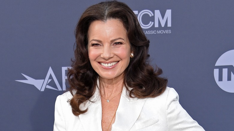 Fran Drescher smiling