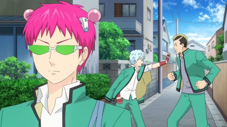 Saiki walking from Kaido and Nendo