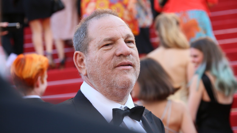 Harvey Weinstein attends premiere in Cannes