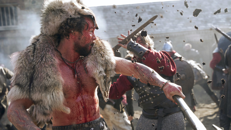 Harald Sigurdsson in action in Vikings: Valhalla