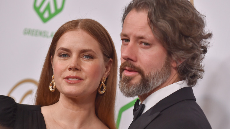 Darren Le Gallo and Amy Adams smiling