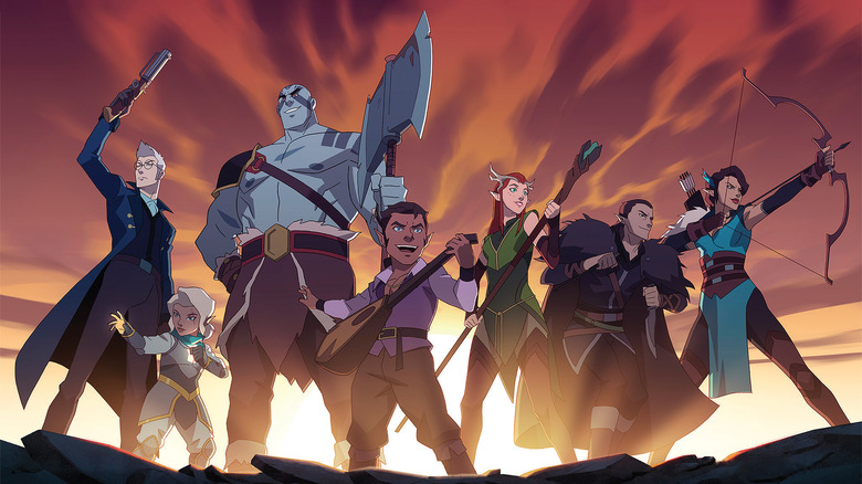The cast of The legend of Vox Machina