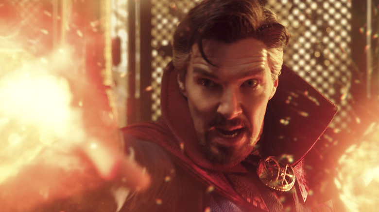 Doctor Strange casts a spell