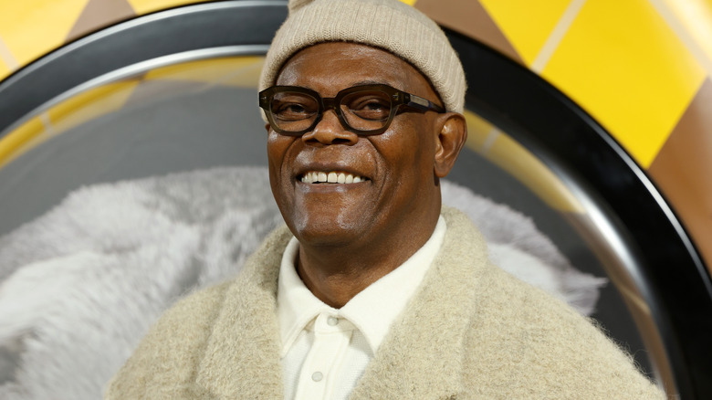 Samuel L. Jackson smiling