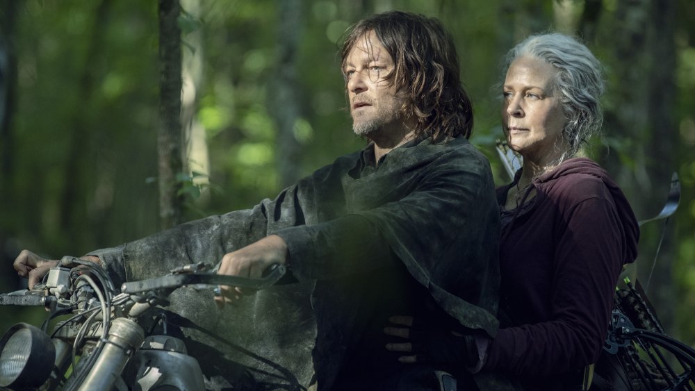 Norman Reedus as Daryl Dixon, Melissa McBride as Carol Peletier on The Walking Dead season 10