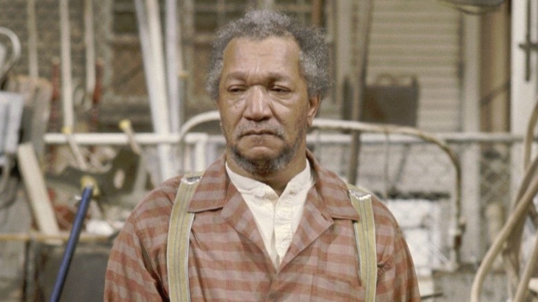 Fred Sanford frowning