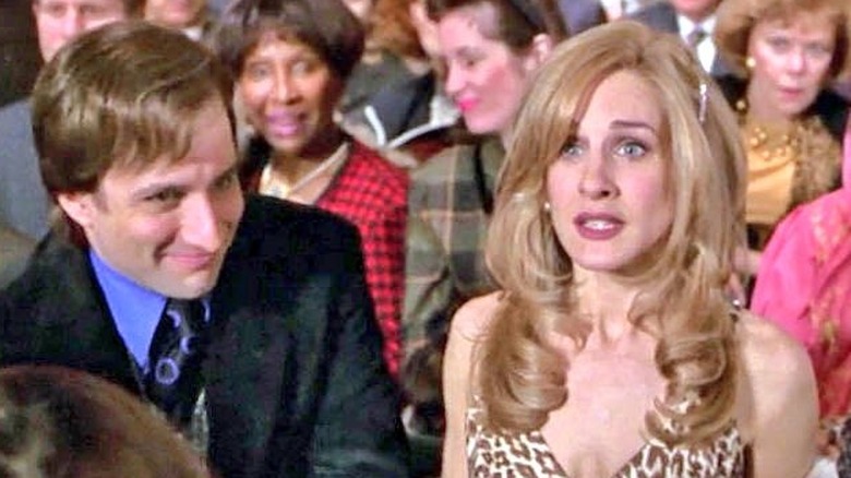 Sarah Jessica Parker and Bronson Pinchot in First Wives Club