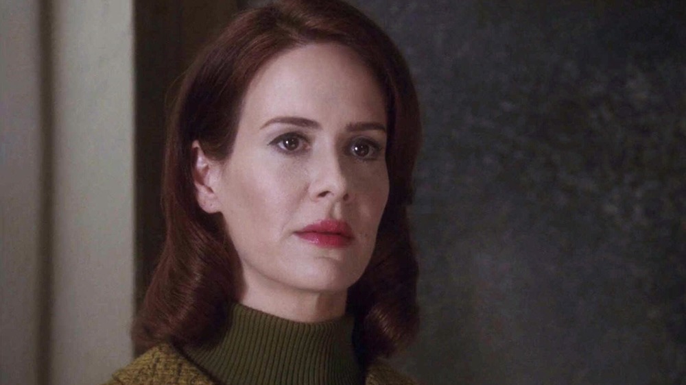 Lana Winters green sweater