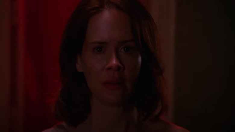 Lana Winters looking surprised