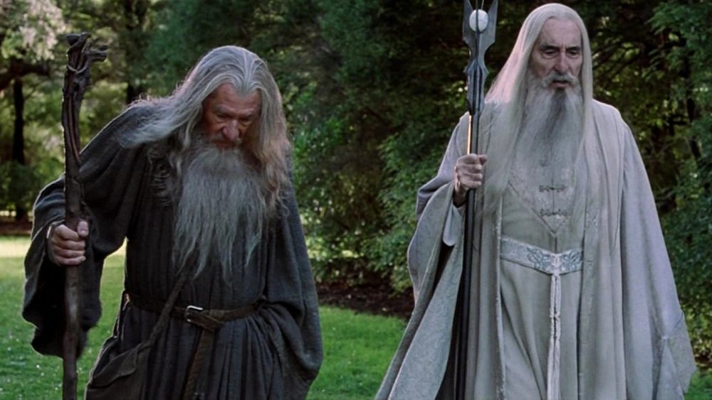 Ian McKellen, Christopher Lee, Lord of the Rings, Saruman
