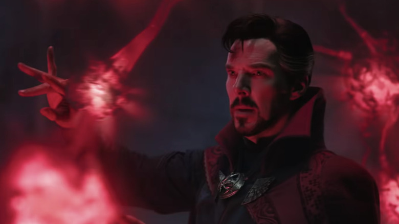Doctor Strange looking annoyed with magic