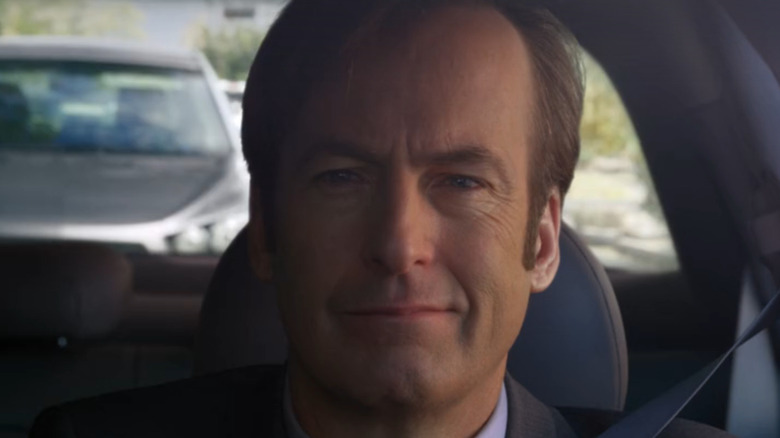 Bob Odenkirk smiles as Jimmy McGill on Better Call Saul