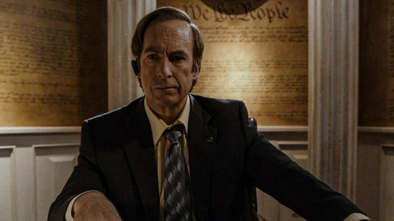 Saul in his Breaking Bad office in season 6 of "Better Call Saul"