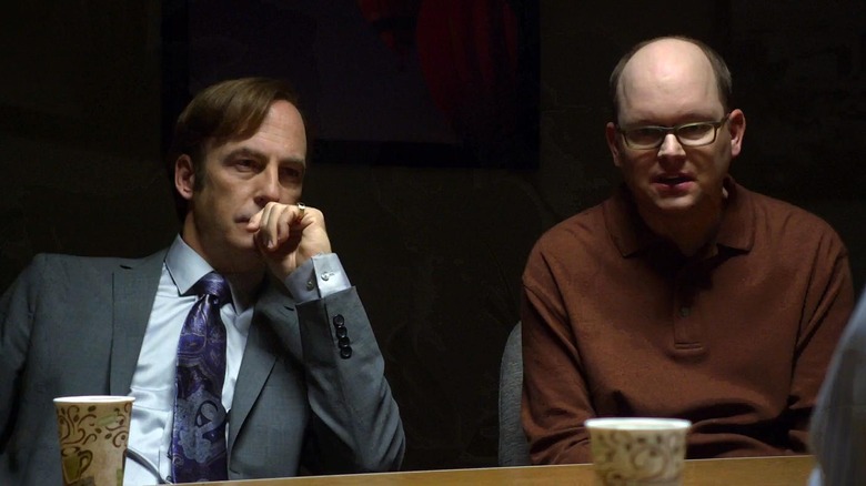 Jimmy defending Daniel Wormald in season 2 of "Better Call Saul"