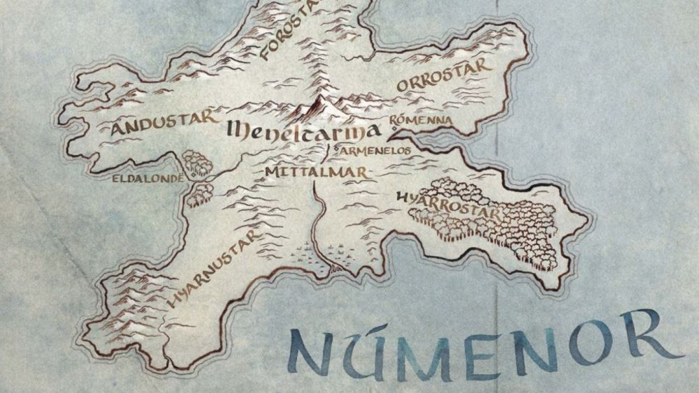 The island of Númenor