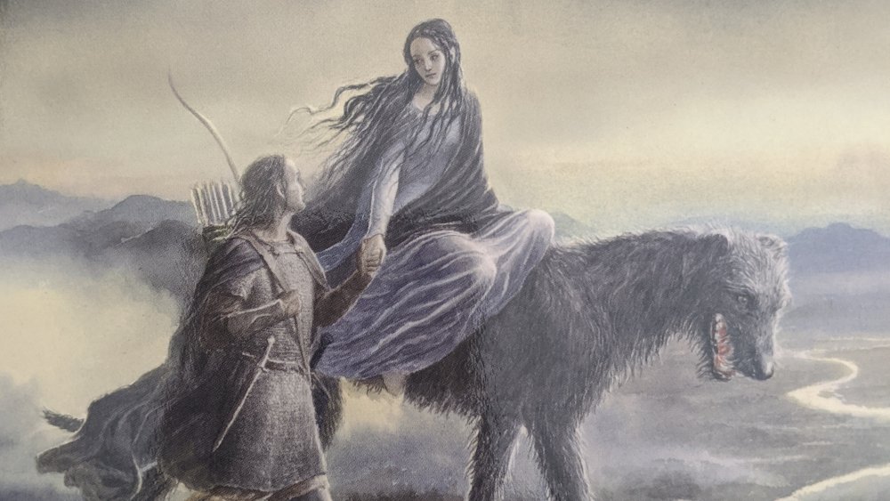 Sauron's enemies: Beren, Lúthien, and Huan the hound