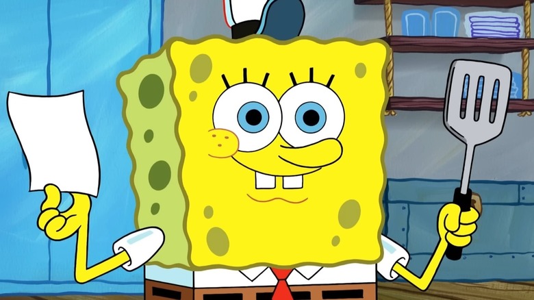 SpongeBob smiling