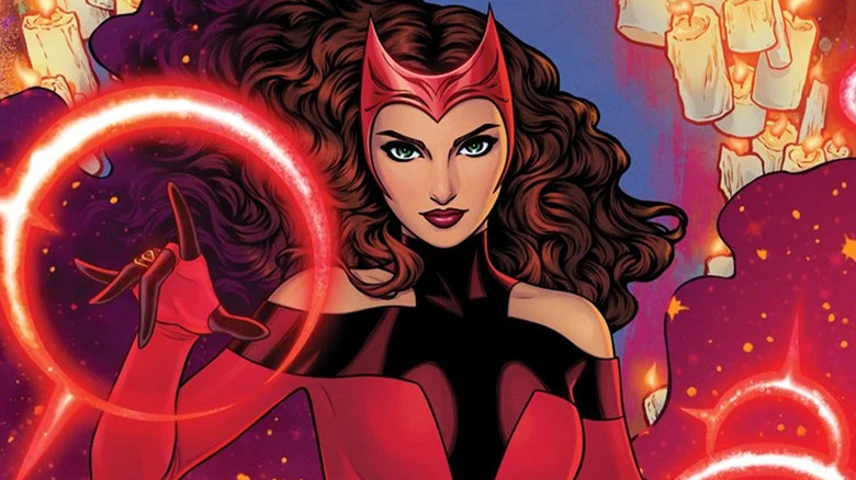 Scarlet Witch casting a spell