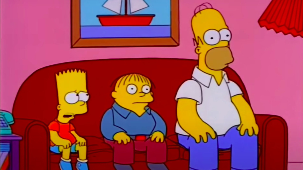 Bart, Ralph Wiggum, and Homer