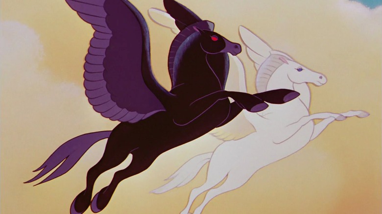 A pair of soaring horses in "Fantasia" (1940)