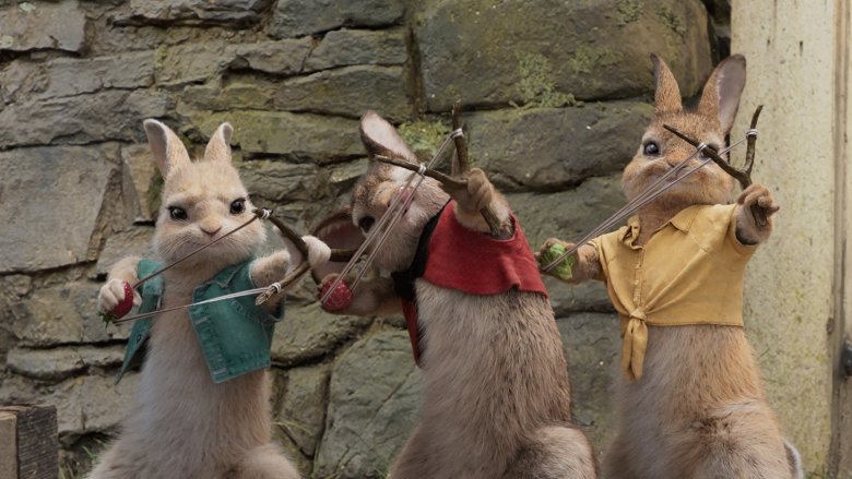 Rabbits in Peter Rabbit