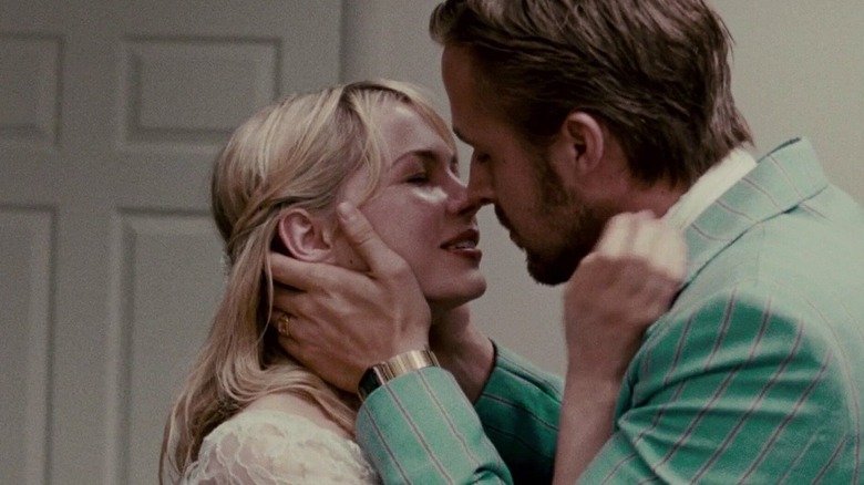 Williams and Gosling kiss