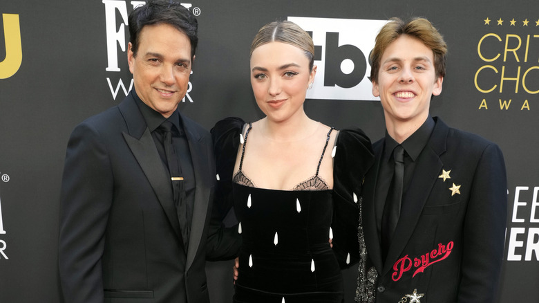 Peyton List with Cobra Kai co-stars