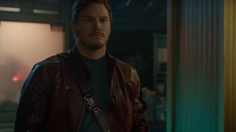 Star Lord staring