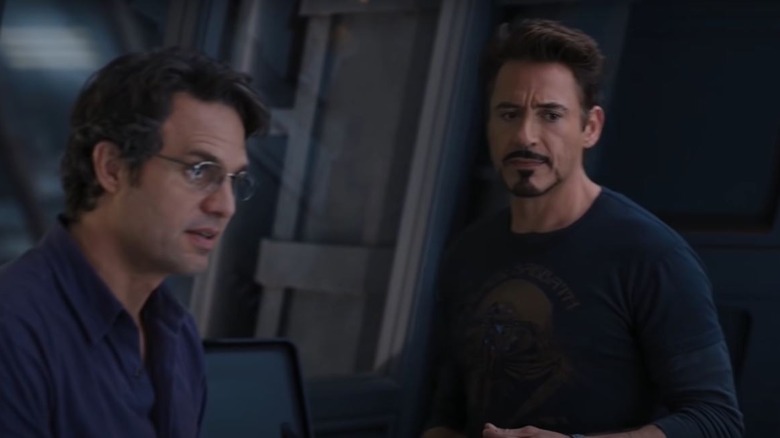 Tony Stark Bruce Banner talking