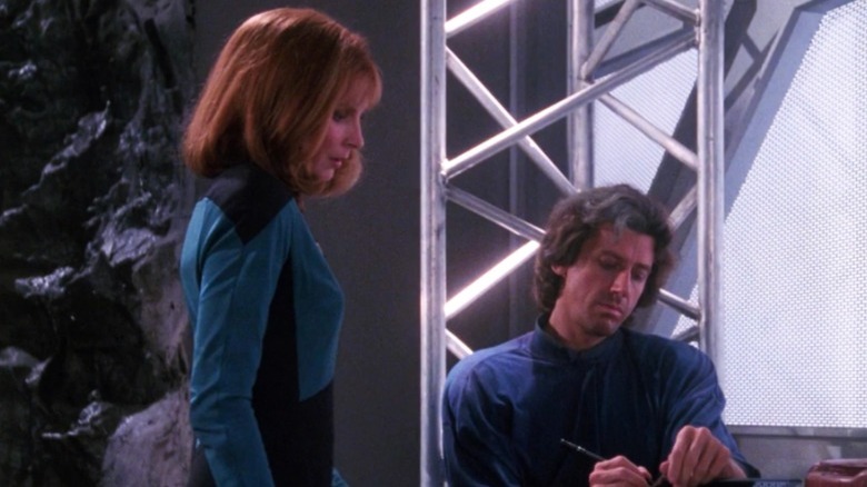 Beverly Crusher on a medical mission