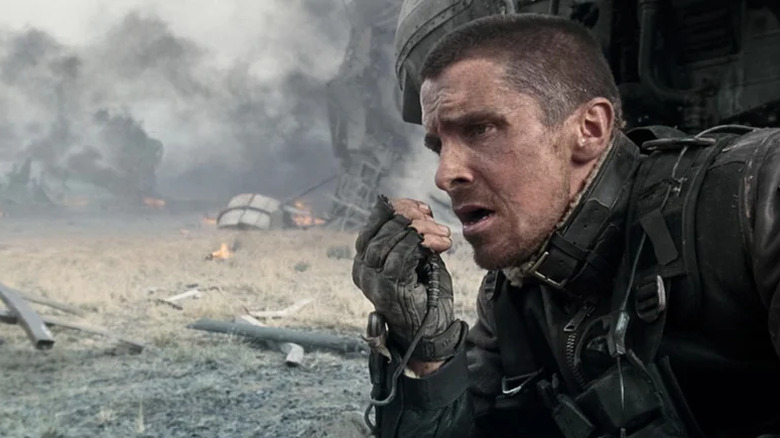 John Connor calls for backup in "Terminator Salvation" (2009)