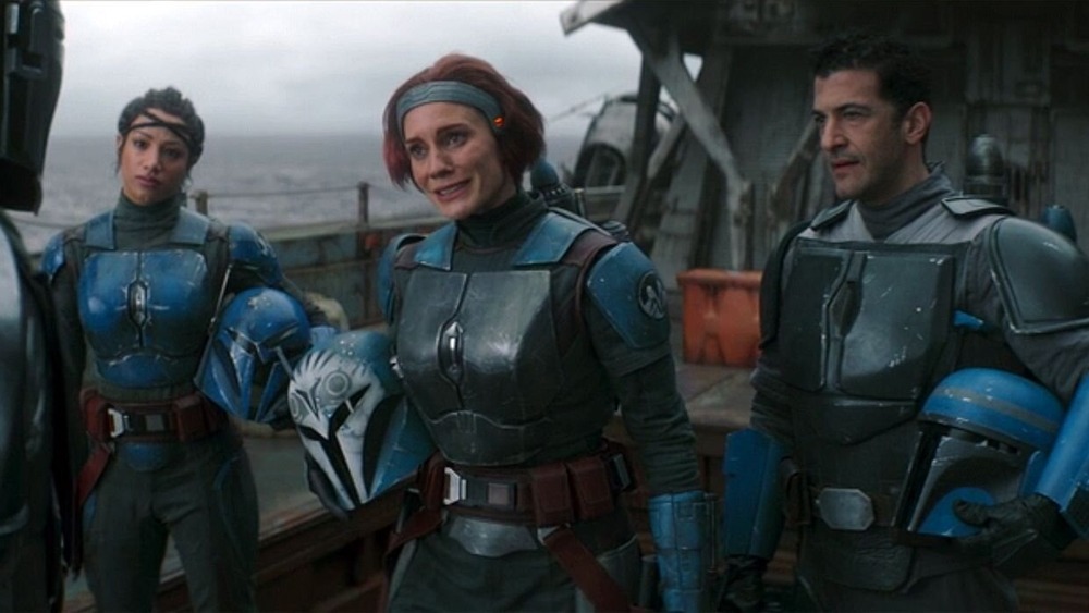 Bo-Katan in her Mandalorian armor