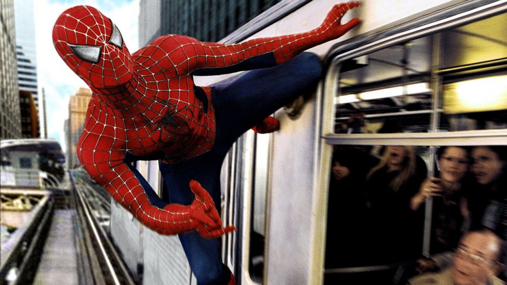 Spider-Man on the Train