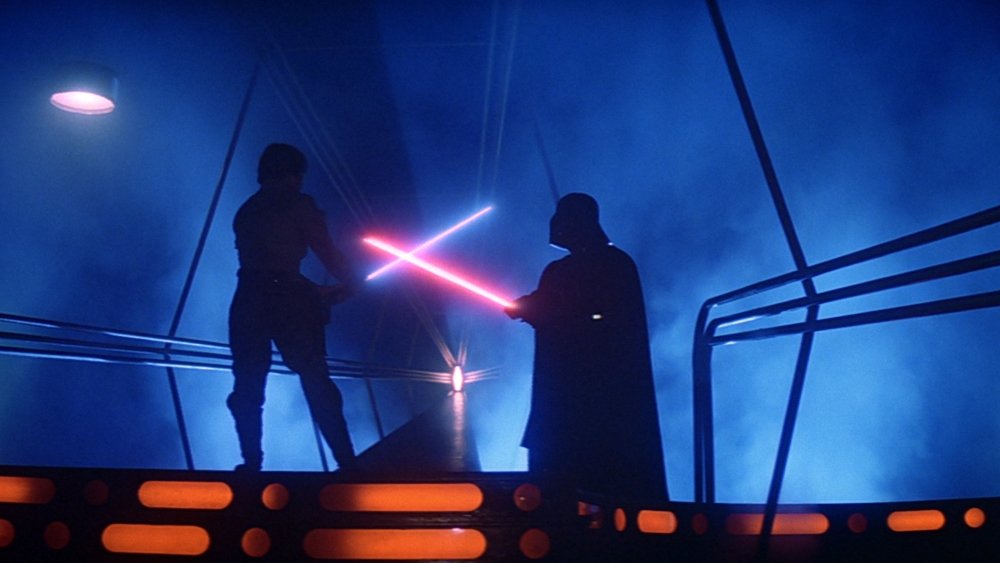 Luke Skywalker and Darth Vader Duel