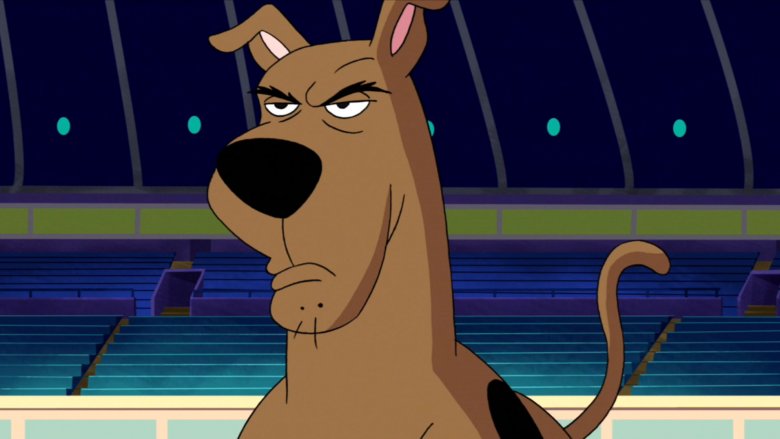 Scooby-Doo frowning