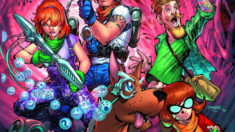 The Scooby gang from DC's Scooby Apocalypse comic