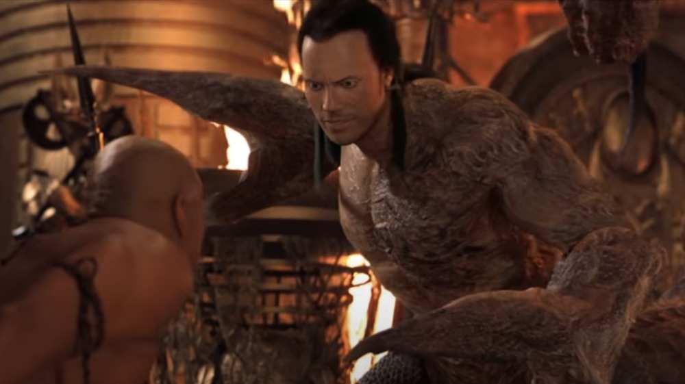 Dwayne Johnson as The Scorpion King in The Mummy Returns