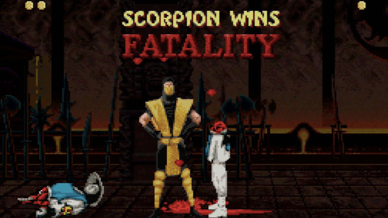 Scorpion's winning pose