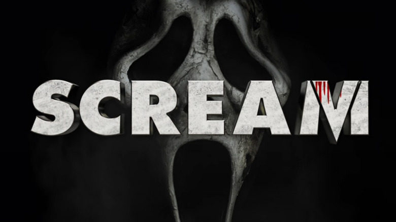 Scream 6 Cracked Mask Logo