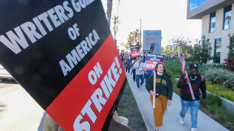 A WGA strike