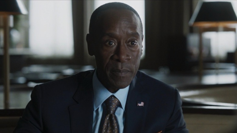 Rhodey looking nervous