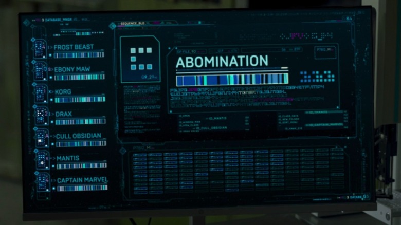 A computer screen with DNA samples listed