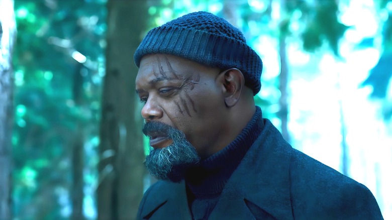 Nick Fury grey beard wool hat