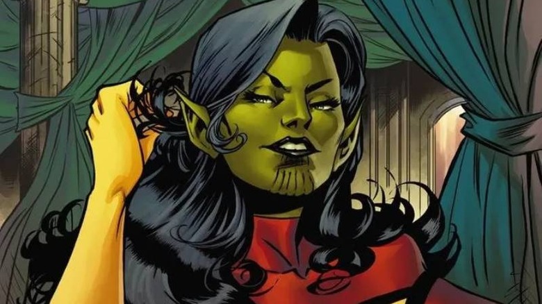 Veranke in Spider-Woman's costume